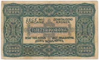 1923. 10.000K "Orell Füssli Zürich" nyomdahely jelöléssel, piros sorozat-és sorszámmal &qu...