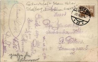 1932 Wien, Vienna, Bécs; Gastwirtschaft Johann Haller / restaurant, inn. photo (r)