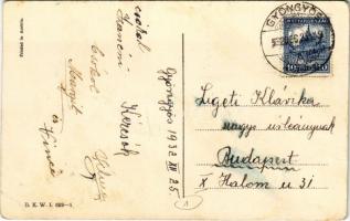 1932 Barokk hölgy kutyákkal / Baroque lady with dogs. B.K.W.I. 622-1. s: August Patek