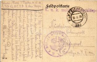 1916 Jagodina, Zigeunerkapelle / cigányzenekar / Gypsy musicians, folklore + "K.u.K. mobiles Ma...