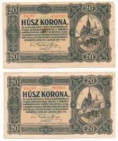 1920. 1K-20K (9db) T:II-,III