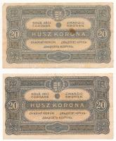 1920. 1K-20K (9db) T:II-,III