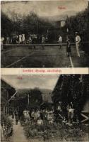 1915 Svedlér, Svedlár (Szepes, Zips); Ifjúsági üdülőtelep, teniszpálya, teniszezők, park / youth resort, tennis court, tennis players, park (r)