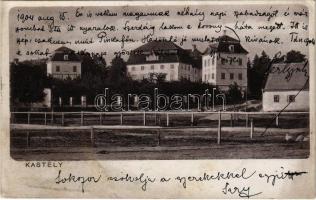 1904 Vittenc, Wittencz, Wittenz, Chtelnica; Pálffy kastély / castle (fl)