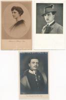 IV. Károly és Zita - 5 db régi képeslap / Charles I of Austria and Zita - 5 pre-1945 postcards