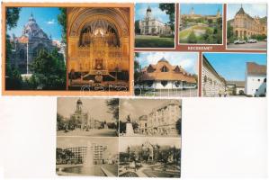 13 db MODERN magyar képeslap zsinagógákkal / 13 modern postcards of Hungarian synagogues