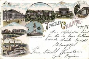 1899 Gyula konyakgyárral és kifőzdével