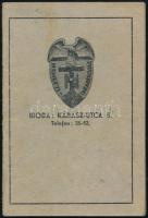 1937 Szeged Nemzeti Takarékosság vásárlási könyvecske sok bejegyzéssel