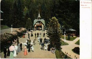 Ótátrafüred, Altschmecks, Stary Smokovec (Tátra, Magas-Tátra, Vysoké Tatry); Sétatér, Pásztory János üzlete. Feitzinger Ede 619. 1904/14. / Promenade / promenade, shop (EK)