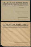 cca 1930 Kis reklám nyomtatvány tétel, Alfa Separator Kiskunhalas, stb