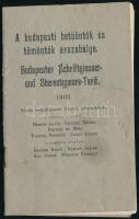 1903 Budapest betüöntők és tömöntők árszabálya 24p