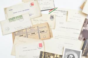cca 1880-1940 Sághy Ilona költő, írónő levelezése és fotó hagyatéka. Neki írt levelek, valamint csal...