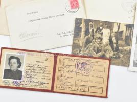 cca 1880-1940 Sághy Ilona költő, írónő levelezése és fotó hagyatéka. Neki írt levelek, valamint csal...