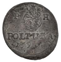 1696P-H Poltura Ag I. Lipót (0,81g) T:2- hajlott lemez Hungary 1696P-H Poltura Ag Leopold I (0,81g) C:VF curved coin Huszár 1482., Unger II.: 1093.a