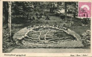 Balatonfüred, irredenta virágágyással