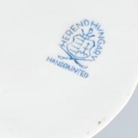 Herendi kutyás lány. Kézzel festett, jelzett, hibátlan. m: 22 cm