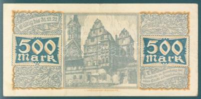 Német Birodalom/Weimari Köztársaság/Bamberg 1922. 500M T:II-