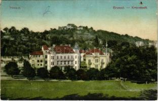 1912 Brassó, Kronstadt, Brasov; Posta út, villa / street view, villa (lyuk / pinhole)