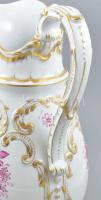 Herendi purpur indiai kosaras mintás barokk kancsó. Kézzel festett porcelán.Hibátlan, jelzett. m: 36...