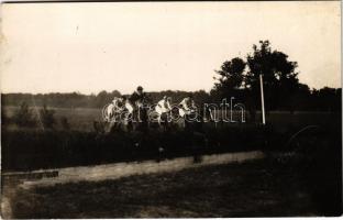 1927 Debrecen, lóverseny. Berzéki műterem, photo