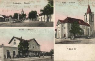 Pándorfalu with railwaystation (Rb)