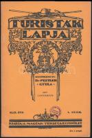 cca 1932-1940 Turisták Lapja 4 száma (1932. dec. XLIV. évf. 12. sz.; 1933. dec. XLV. évf. 12. sz.; 1...