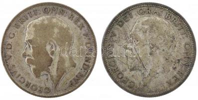 Nagy-Britannia 1923-1928. 1Fl Ag "V. György" (2xklf) T:3 patina
United Kingdom 1923-1928....