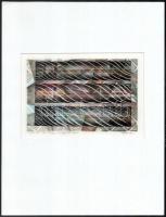 Hermann Zoltán (1954-): ZRL 02, 1997. Fotocinkográfia, raszteres klisé, ofszet, papír, jelzett, számozott (25/50). Paszpartuban, 10,5×16 cm