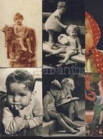 1950-1990 77 db modern gyermek témájú képeslap