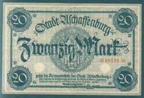 Német Birodalom/Weimari Köztársaság/Aschaffenburg DN 20M T:II-