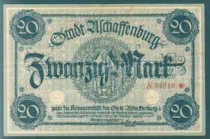 Német Birodalom/Weimari Köztársaság/Aschaffenburg DN 20M T:II/III