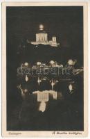 1941 Esztergom, Bazilika kivilágítva este (fl)