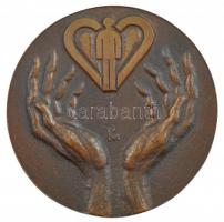 Kalmár Márton (1946- ) 1985. Egészségnevelési Szakoktatási Konferencia - Szeged 1985 kétoldalas, öntött bronz emlékérem (69mm) T:1-