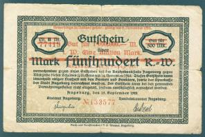 Német Birodalom/Weimari Köztársaság/Augsburg 1923. 1000.000M T:III-/IV