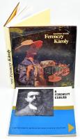 Genthon István: Ferenczy Károly. Bp., 1979, Corvina. Második kiadás. Gazdag képanyaggal illusztrált. Kiadói egészvászon-kötésben, kiadói szakadt papír védőborítóban. + A Ferenczy-család. A Magyar Nemzeti Galéria kiállítása a Budavári Palotában. Bp, 1968, a Magyar Nemzeti Galéria kiadása. Fekete-fehér fotókkal illusztrálva. Kiadói papírkötésben