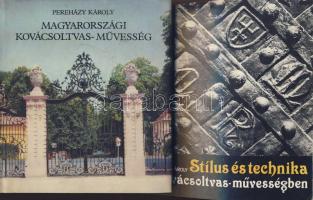 Pereházy: Stílus és technika a kovácsoltvas művességben (1986), Pereházy: Magyarországi kovácsoltvas művesség (1982)