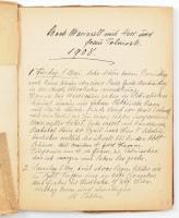 1908 Német nyelvű kézzel írt beszámoló Mariazell-i utazásról