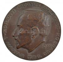 Madarassy Walter (1909-1994) 1963. Dr. Korányi Frigyes 1828-1913 / 1963 kétoldalas, öntött bronz plakett (80,5mm) T:1-