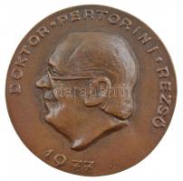 Reményi József (1887-1977) 1977. Doktor Pertorini Rezső / MEDICINA ET ARS kétoldalas, öntött bronz emlékérem (91mm) T:1-