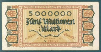Német Birodalom/Weimari Köztársaság/Nürnberg 1923.8.31. 5000.000M "A" T:II-