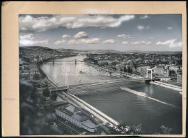 cca 2000 Budapest látképe nagy méretű fotó 24x16 cm