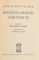 Louis Bertrand: Spanyolország története. Fordította Rónai Mihály András. A függeléket írta Passuth László. Bp.,én., Athenaeum. Kiadói kissé kopott egészvászon-kötés.
