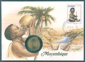 Mozambik 1982. 1M bélyeges érmés borítékon, ismertetővel T:1