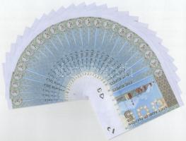 Pakisztán 2009. 5R (25x, közte sorszámkövetők) T:I
Pakistan 2009. 5 Rupees (25x, within consecutive...