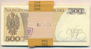 Lengyelország 1982. 500Zl (42x eredeti kötegelővel, közte sorszámkövetők) T:I-II
Poland 1982. 500 Z...