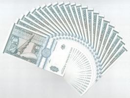 Románia 1992. 500L (23x) sorszámkövetők T:I,I-
Romania 1992. 500 Lei (23x) consecutive serials C:UN...