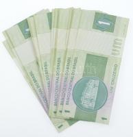 Brazília 1975. 1C (34x) közte sorszámkövetők T:I,I- 
Brasil 1975. 1 Cruzeiro (34x) , with consecuti...