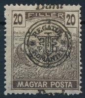 Nagyvárad 1919 Magyar Posta 20f eltolódott felülnyomással, Bodor vizsgálójellel