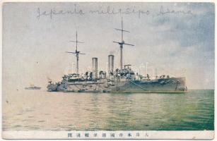 Imperial Japanese Navy, armored cruiser Asama (vágott / cut)