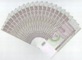 Irak 2001. 25D (19x) sorszámkövetők T:I,I- Iraq 2001. 25 Dinars (19x) sequential serials C:UNC,AU Kr...